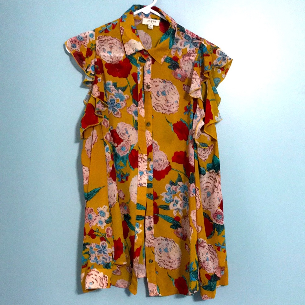 Cold shoulder blouse